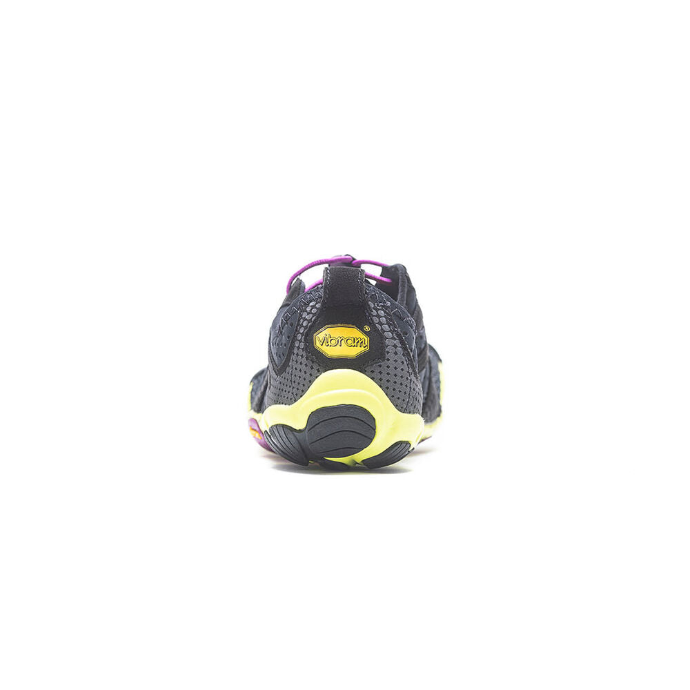 VIBRAM Five Fingers, V-RUN Training Black/Yellow/Purple Women Shoe