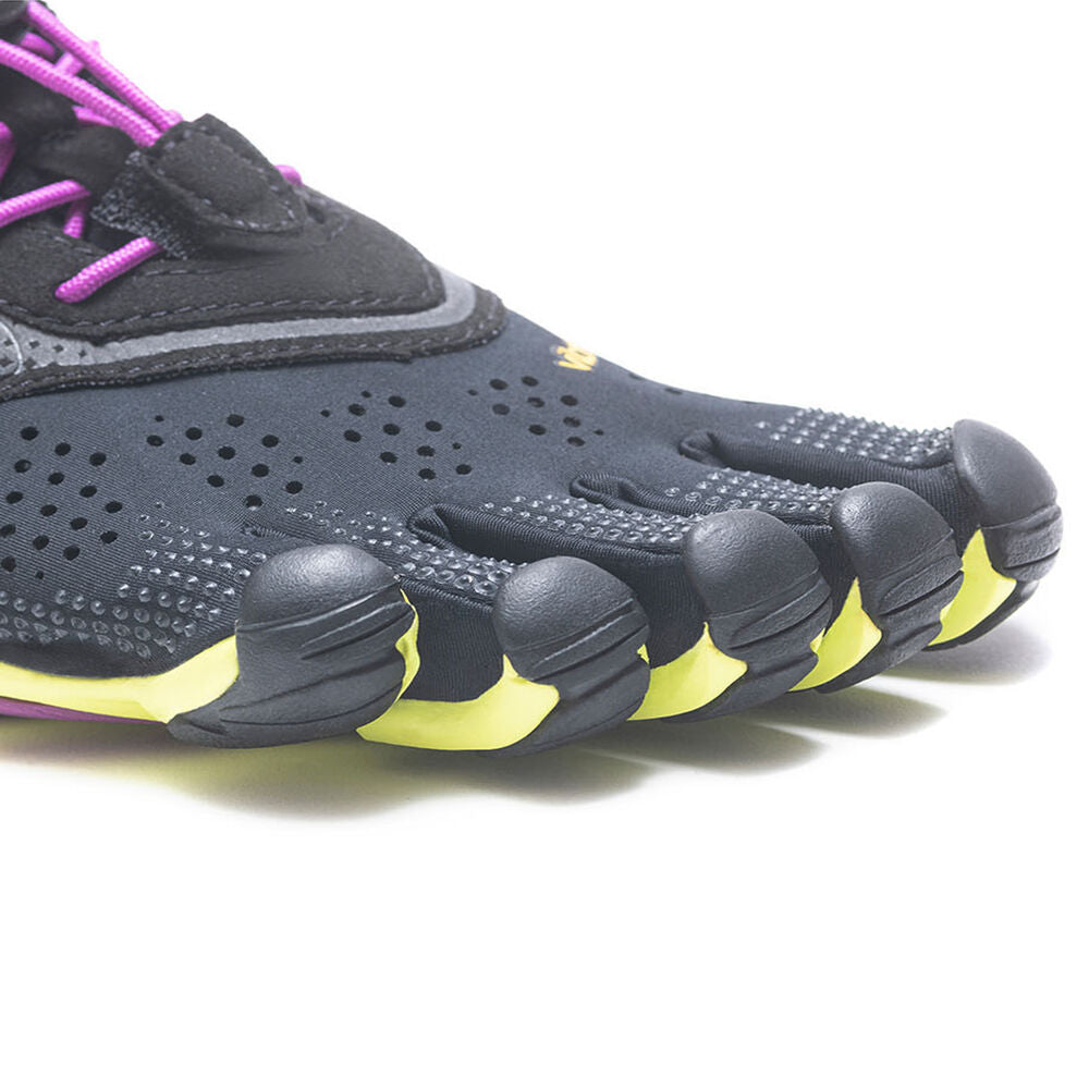VIBRAM Five Fingers, V-RUN Training Black/Yellow/Purple Women Shoe
