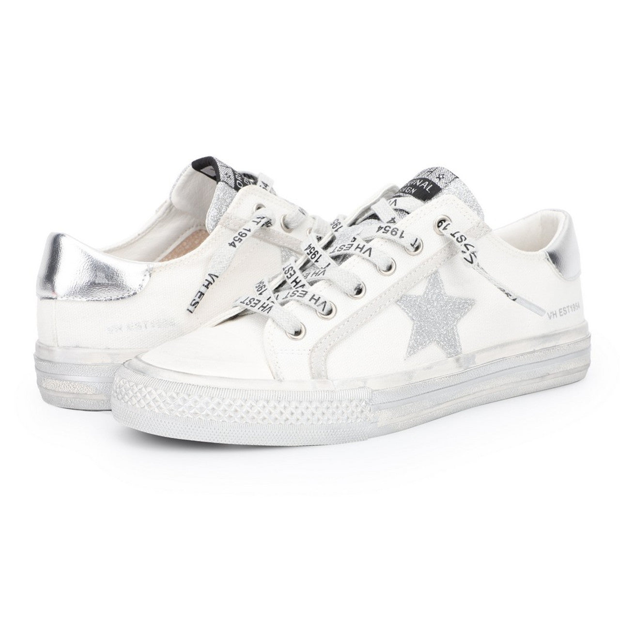 VINTAGE HAVANA - ALIVE Lace Up Sneakers Casual Shoes - WHITE