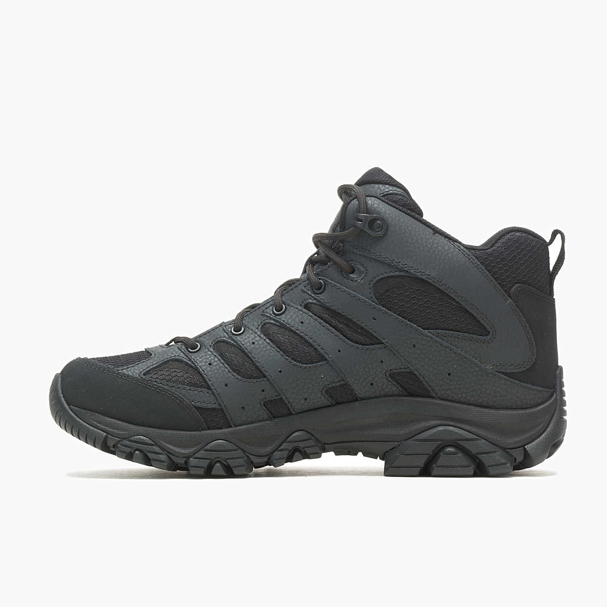 Merrell Men's Moab 3 Mid Tactical Waterproof Wide Width Black