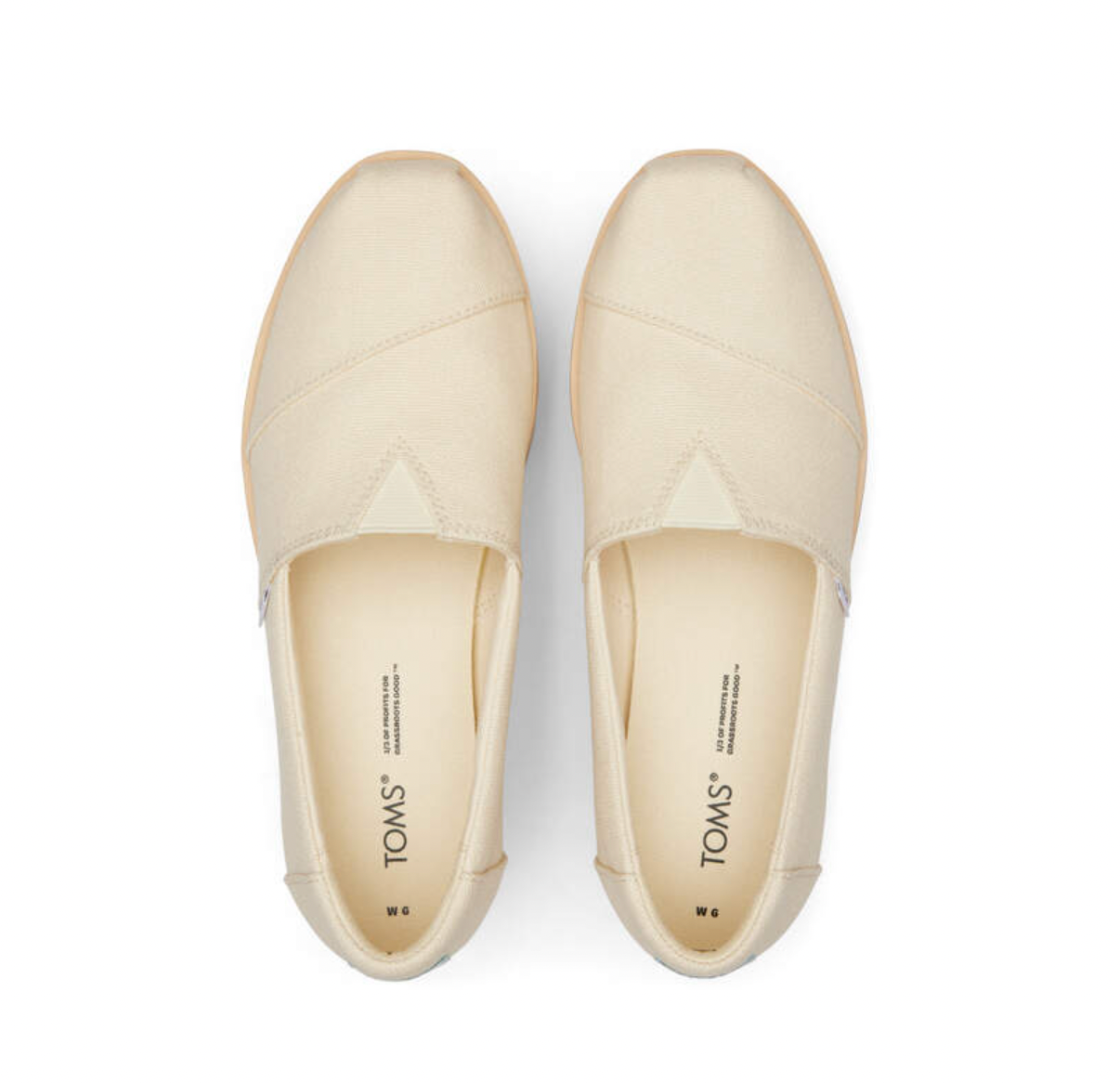 TOMS Alpargata Platform Natural Canvas Women Espadrille