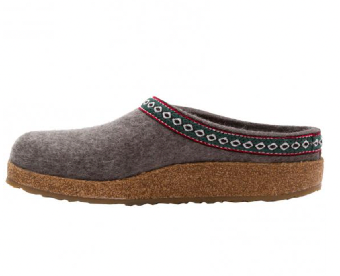HAFLINGER GZ14 Classic Wool Grizzly Clog Grey