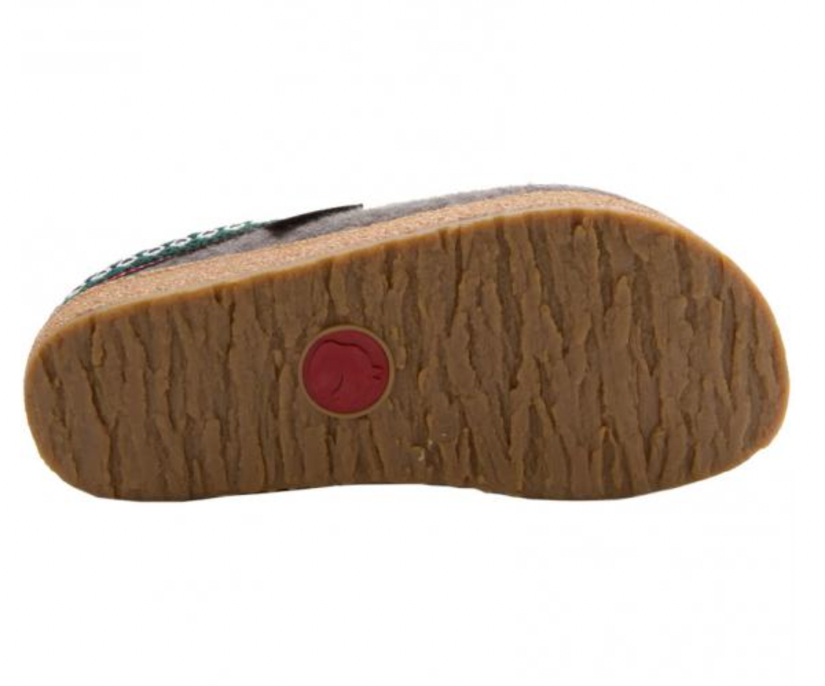 HAFLINGER GZ14 Classic Wool Grizzly Clog Grey