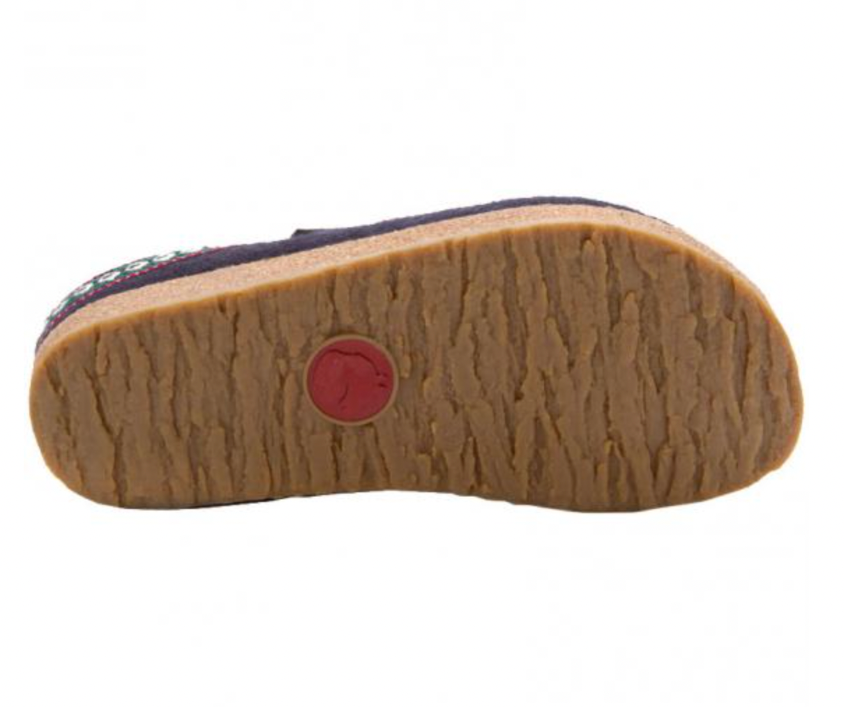 HAFLINGER GZ10 Classic Wool Grizzly Clog Navy