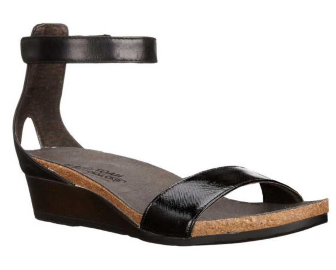 Naot Pixie Black Luster/ Black Raven/ Black Madras 5016-NEW (Women's)