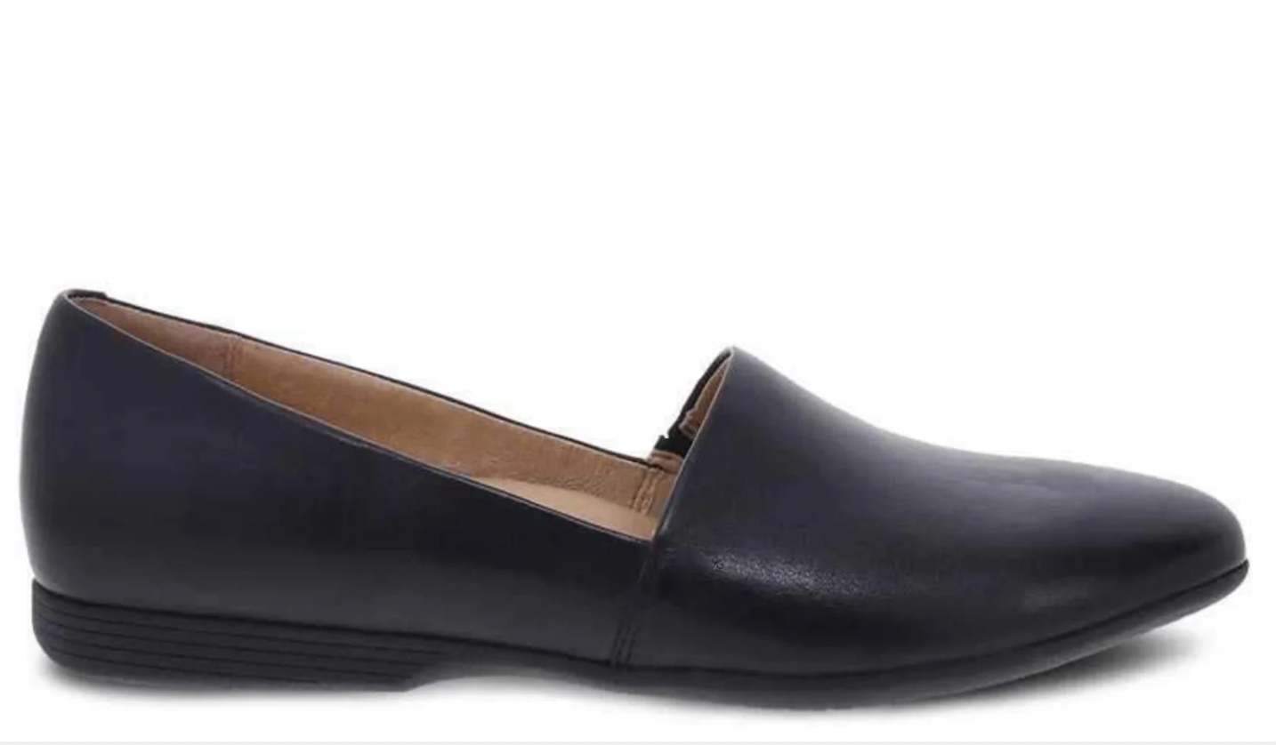DANSKO LARISA - BLACK MILLED LEATHER