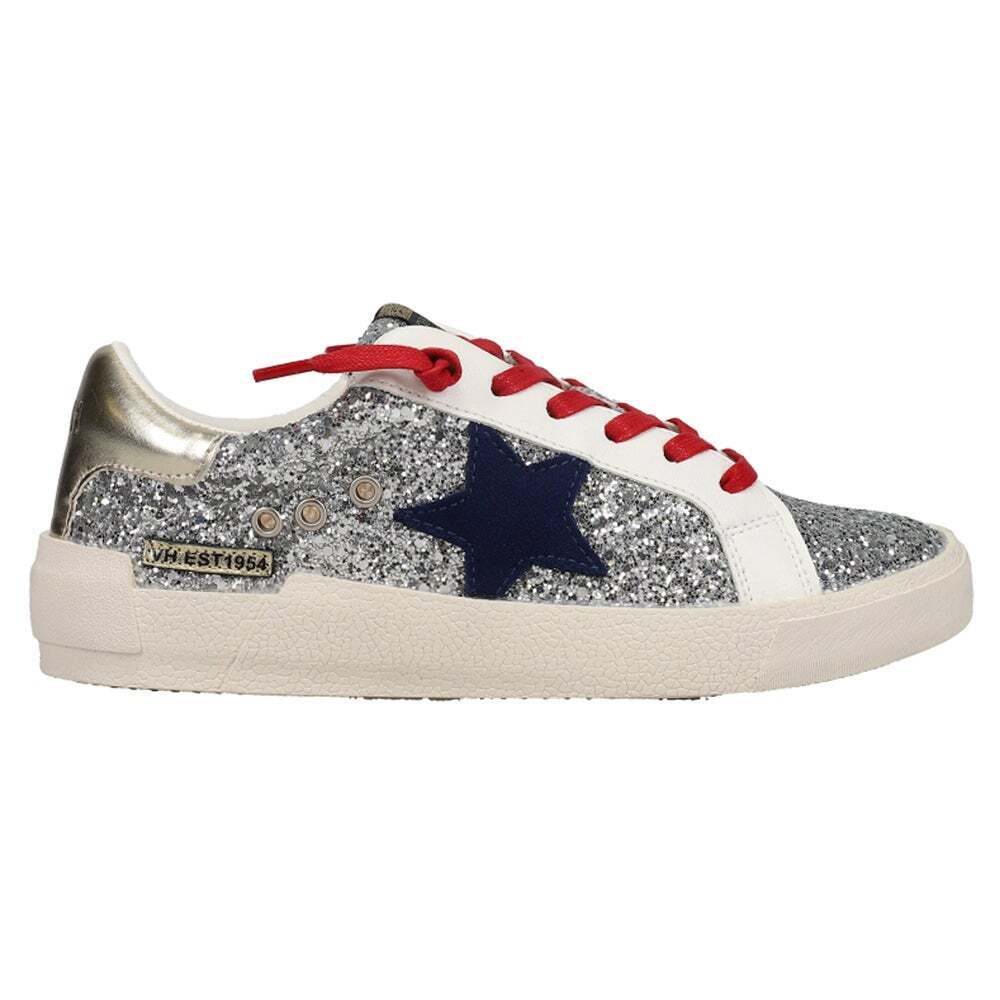 VINTAGE HAVANA - LIMITLESS Lace Up Sneakers Casual Shoes - SILVER