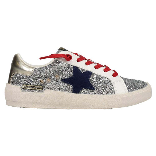 VINTAGE HAVANA - LIMITLESS Lace Up Sneakers Casual Shoes - SILVER