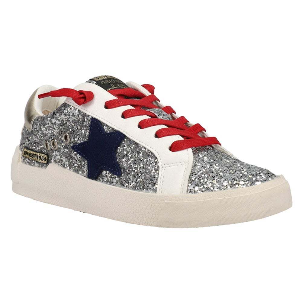 VINTAGE HAVANA - LIMITLESS Lace Up Sneakers Casual Shoes - SILVER