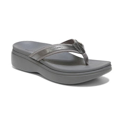 VIONIC High Tide II Gray Platform Women Sandal