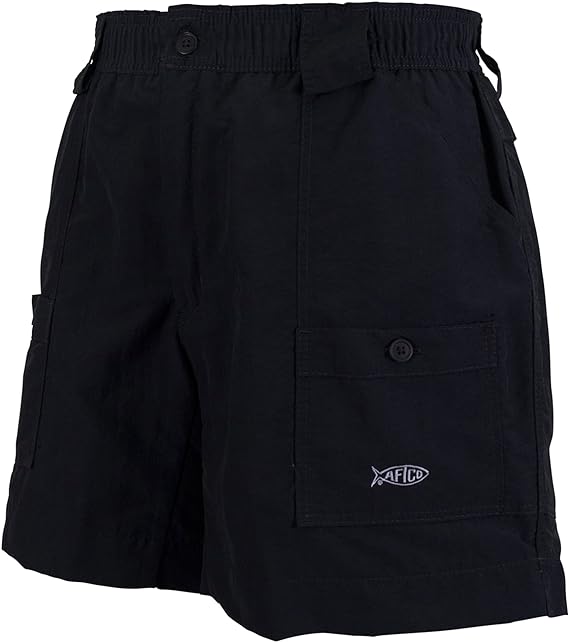 AFTCO Men's The Original Fishing Short M01-BLK