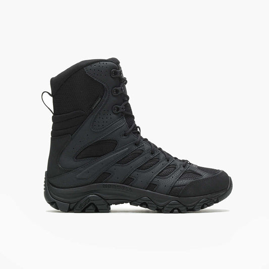 Merrell Men's Men's Moab 3 8" Tactical Zip WP Wide Width Black