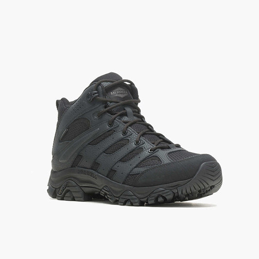 Merrell Men's Moab 3 Mid Tactical Waterproof Wide Width Black