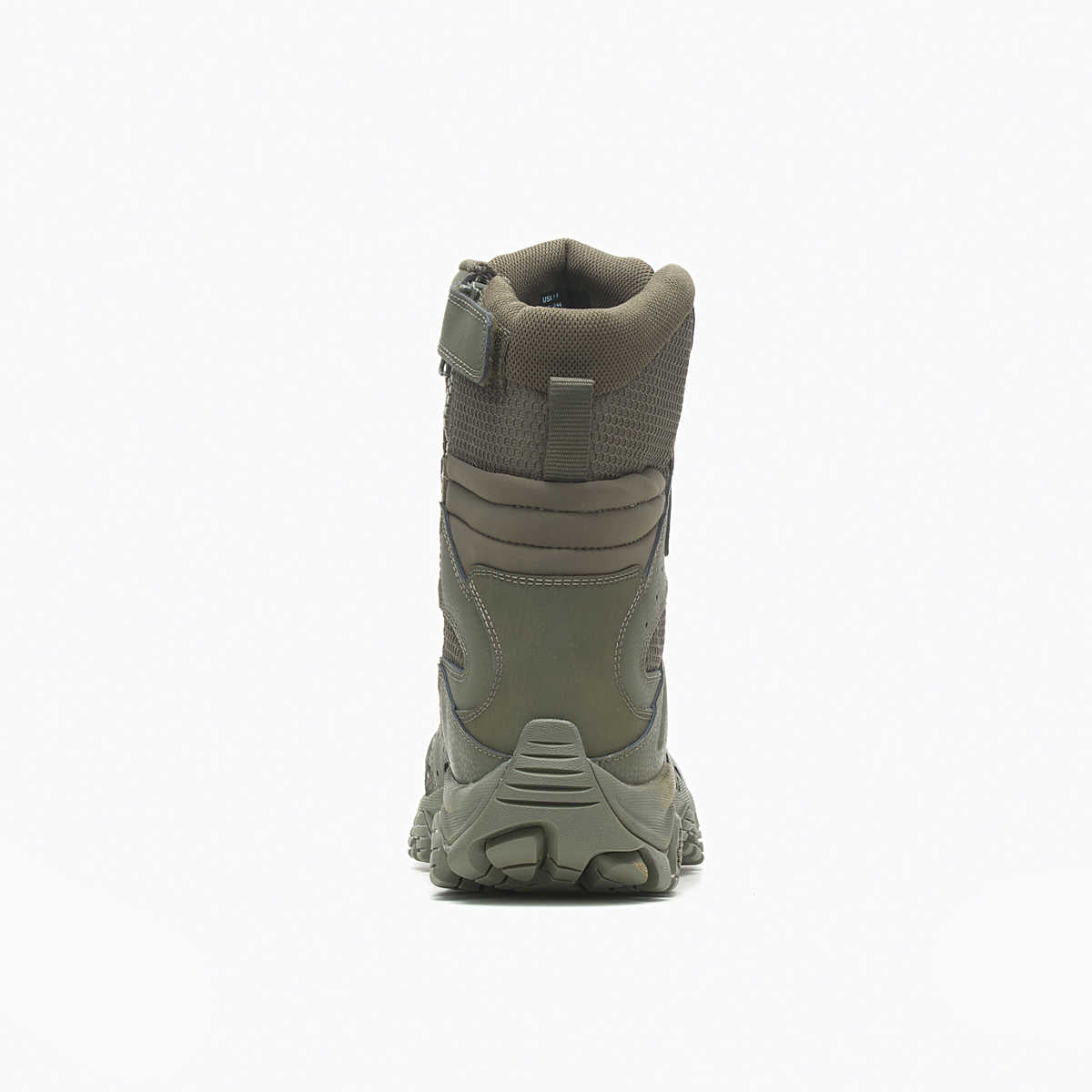 Merrell Men's Moab 3 8" Tactical Zip WP Wide Width  Dark Olive