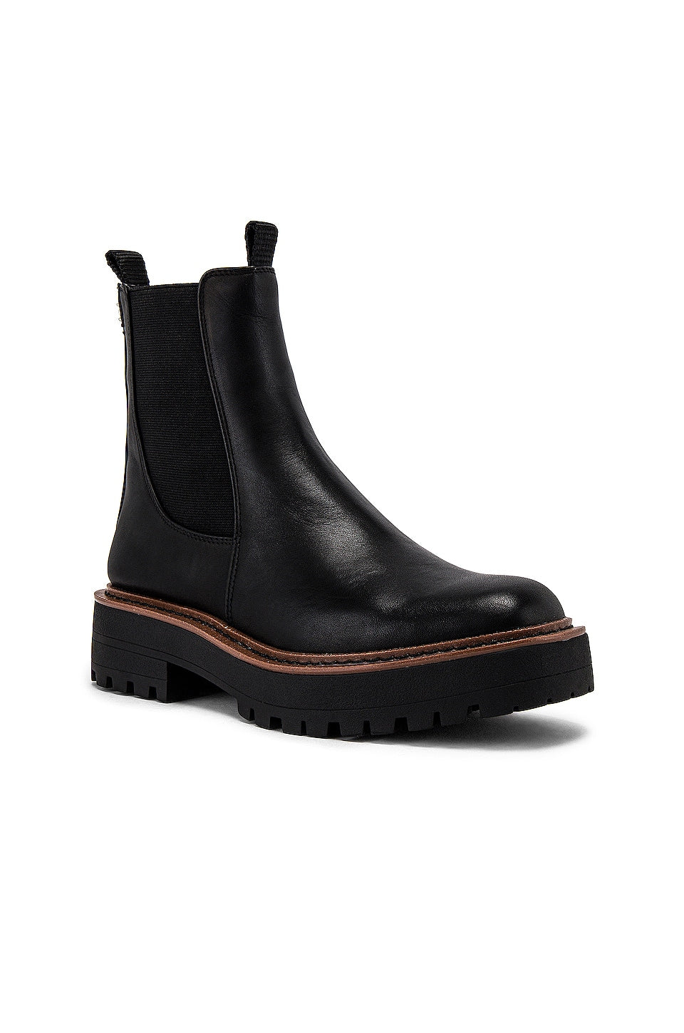 SAM EDELMAN Laguna Black Leather Women