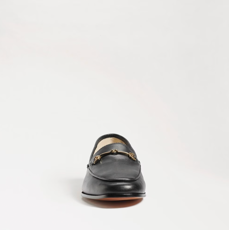 SAM EDELMAN Loraine Bit Black Leather Women Loafer