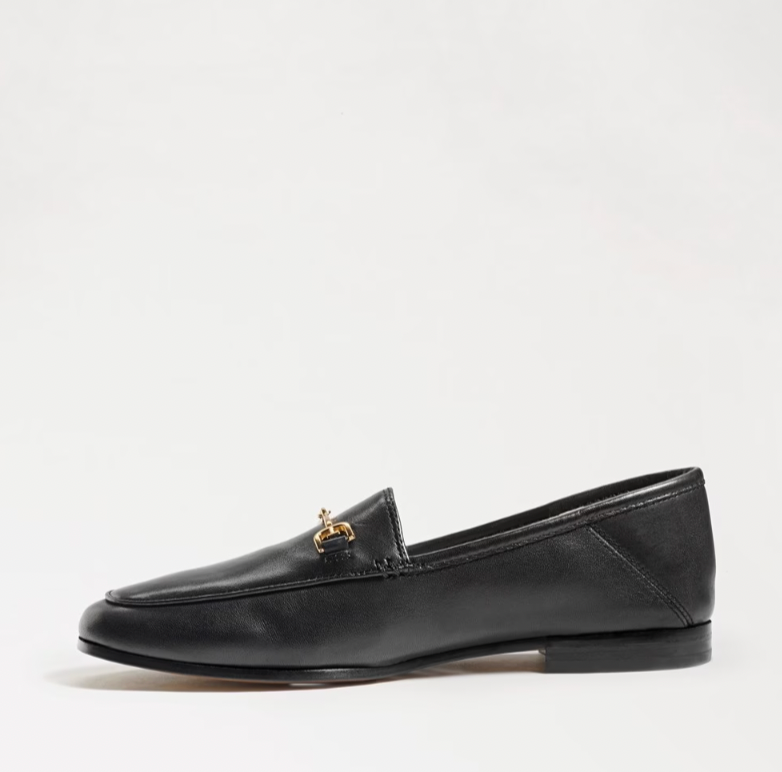 SAM EDELMAN Loraine Bit Black Leather Women Loafer