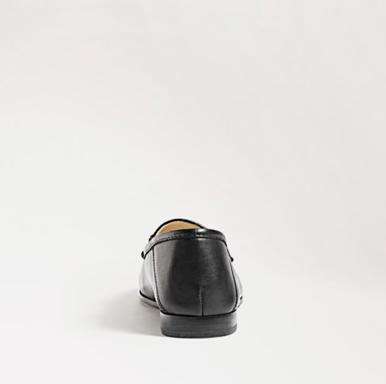SAM EDELMAN Loraine Bit Black Leather Women Loafer