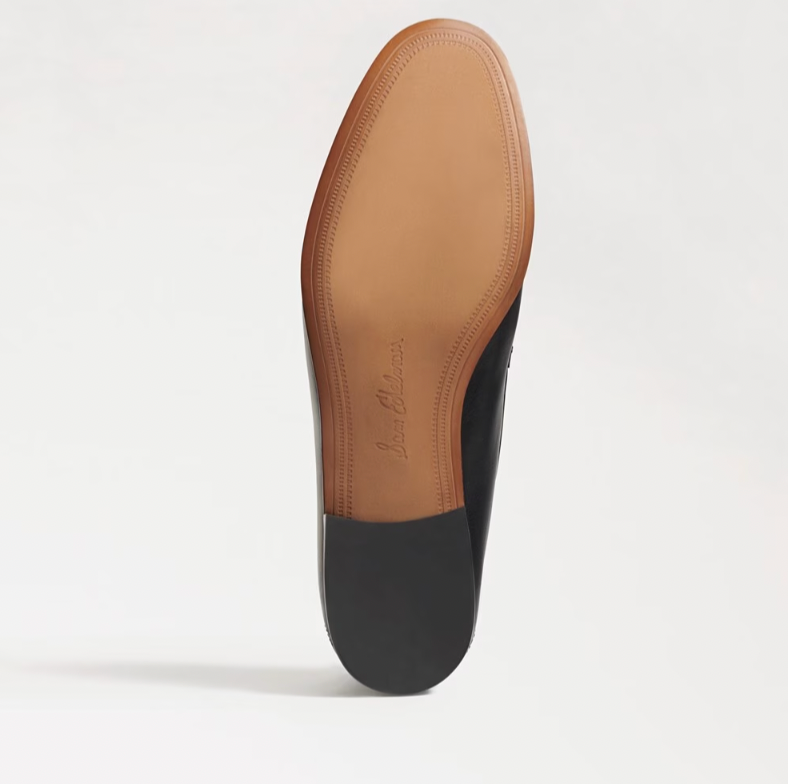 SAM EDELMAN Loraine Bit Black Leather Women Loafer