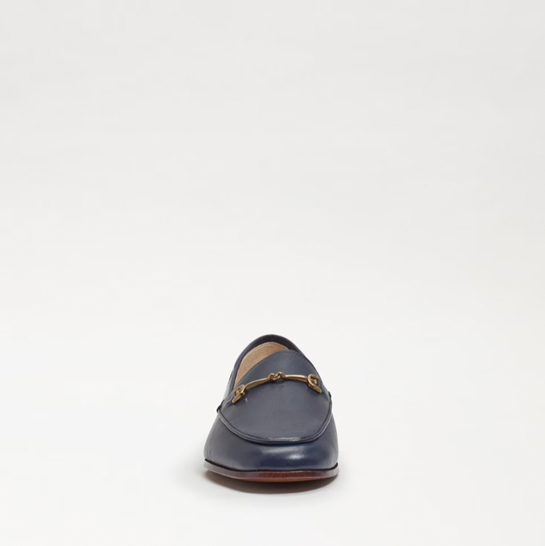 SAM EDELMAN Loraine Bit Baltic Navy Leather Women Loafer