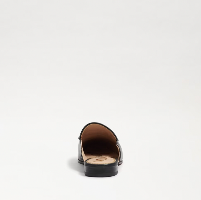 SAM EDELMAN Linnie Bit Black Leather Women Mule
