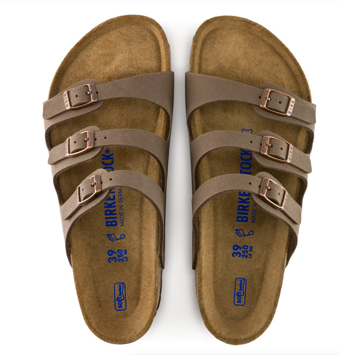 BIRKENSTOCK FLORIDA SOFT FOOTBED BIRKO-FLOR NUBUCK