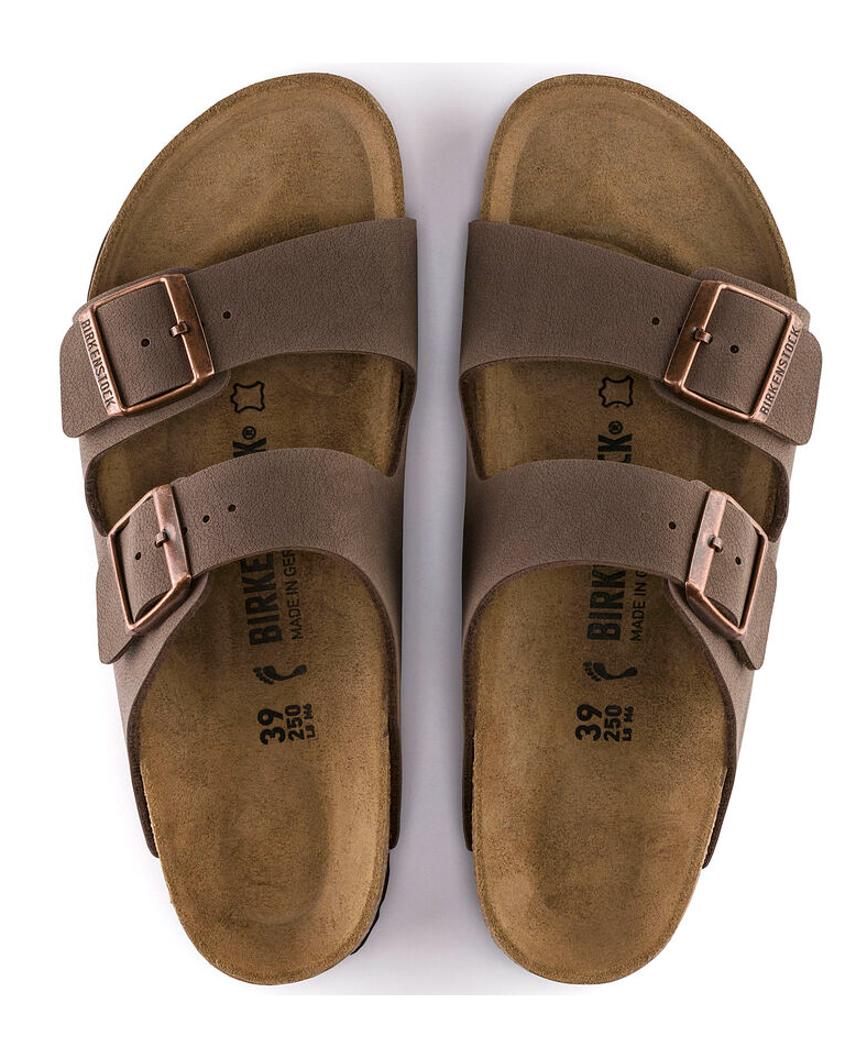 BIRKENSTOCK ARIZONA BIRKO-FLOR NUBUCK
