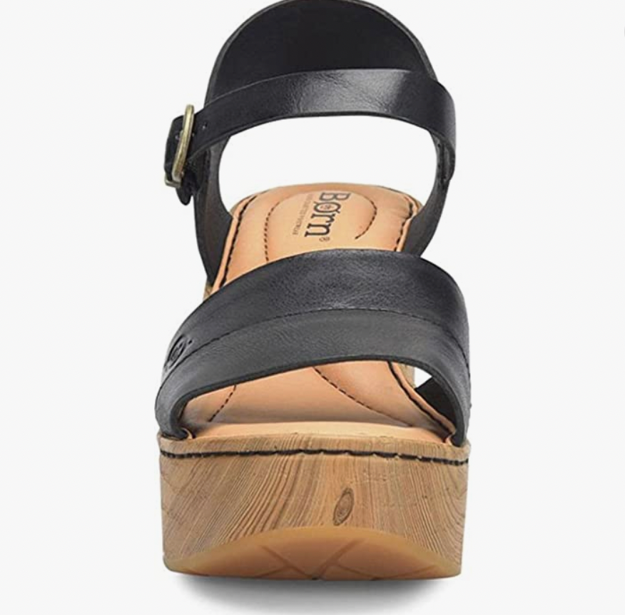 BORN Lucca Platform Sandal Black