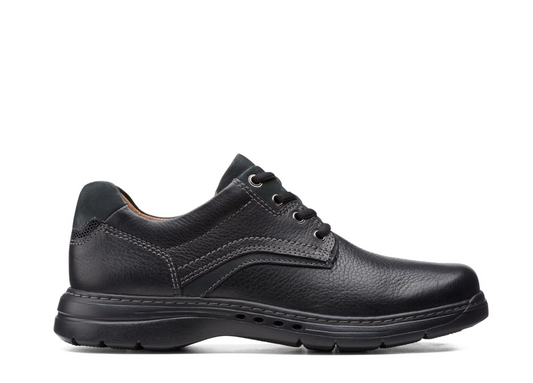 Clarks Men's Un Brawley Pace Black Leather 26151781