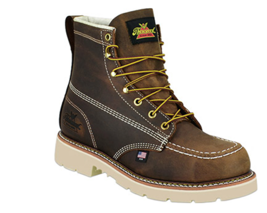 Thorogood Men's 6" Steel Toe Work Boot (U.S.A.) 804-4375