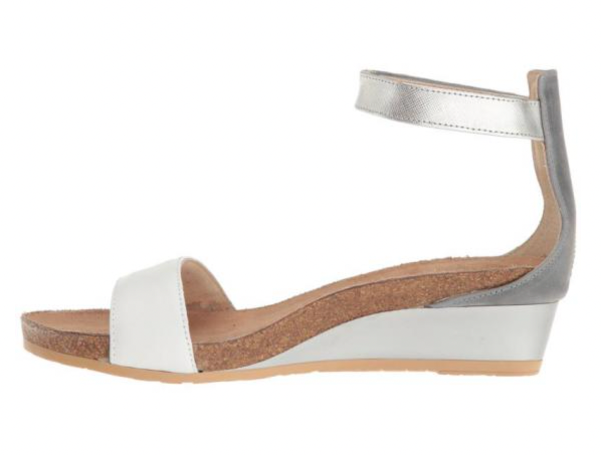Naot Pixie Cork Leather/ Soft Ivory Leather/ Radiant Gold Leather 5016-SNT (Women's)