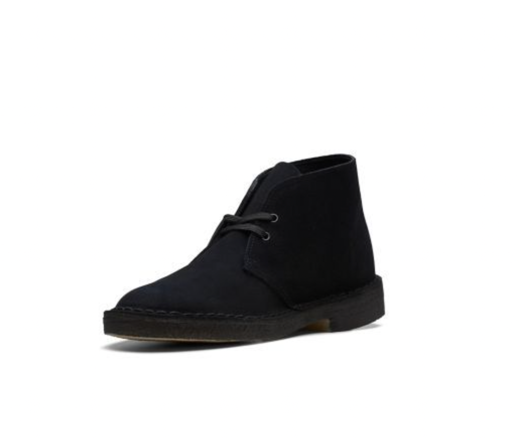 Clarks Men's Desert Boot Black Suede