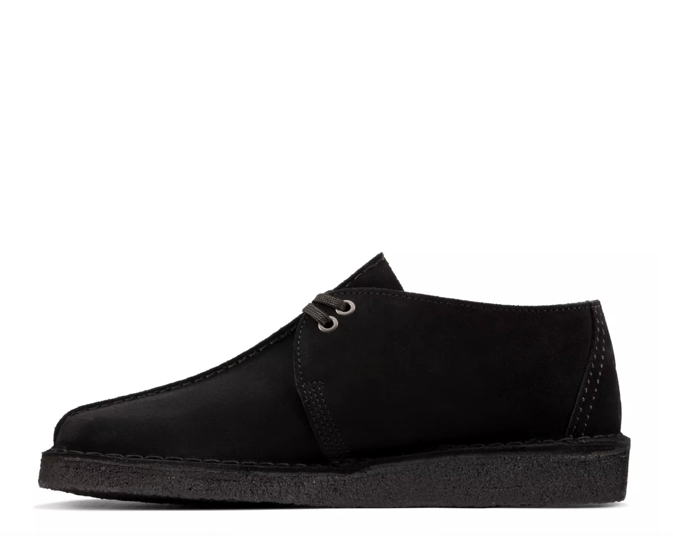 CLARKS Desert Trek Black Suede