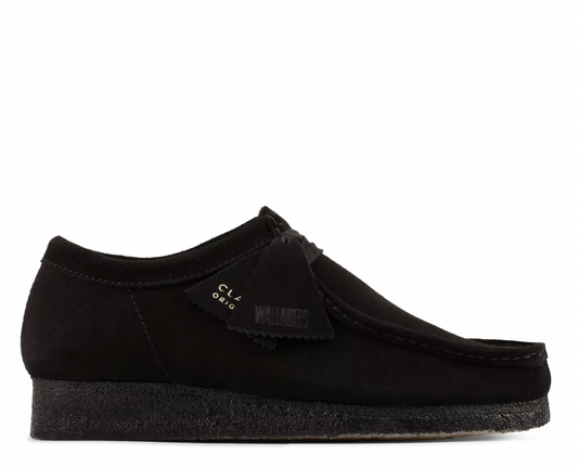 CLARKS Wallabee Black Suede