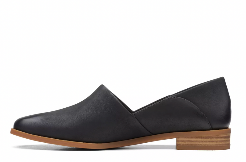 CLARKS Pure Belle Black Leather W
