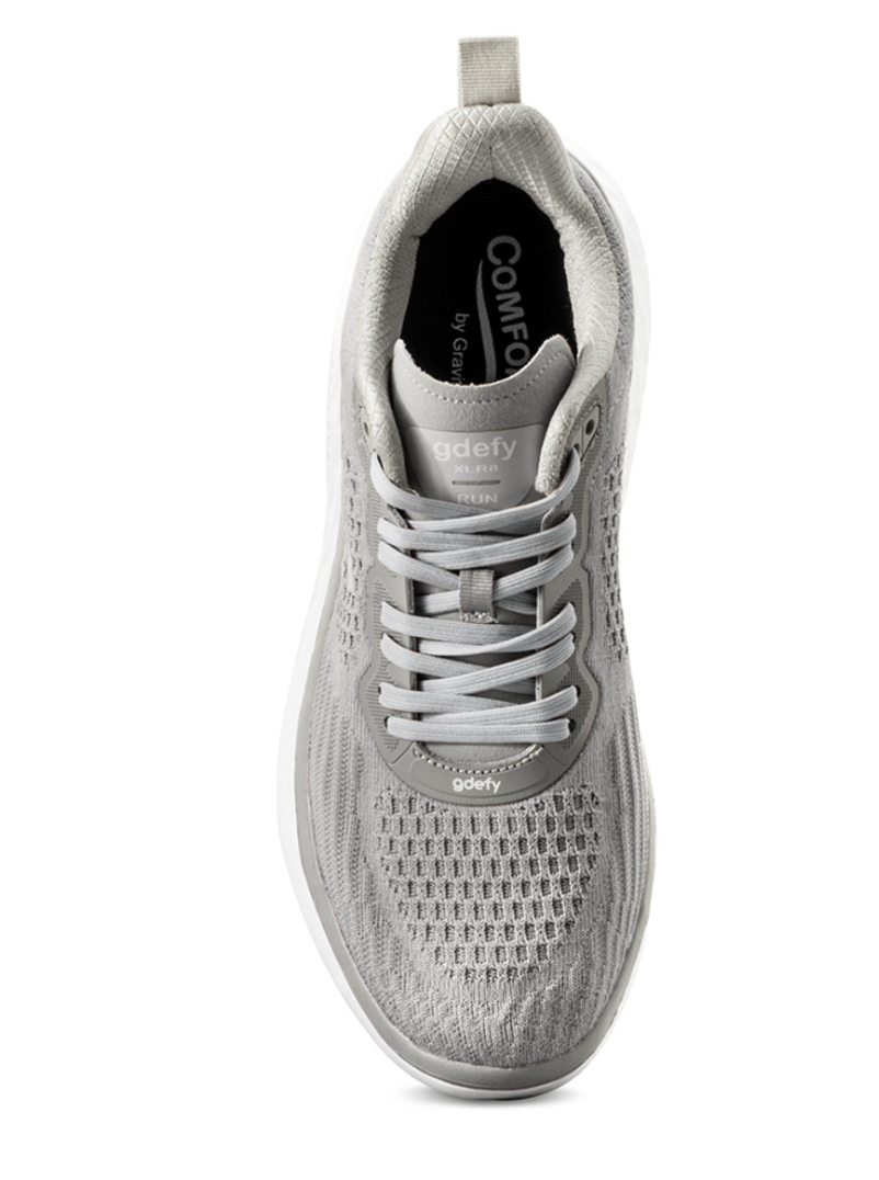 GRAVITY DEFYER Men's GDEFY XLR8 Run Gray & White Medium