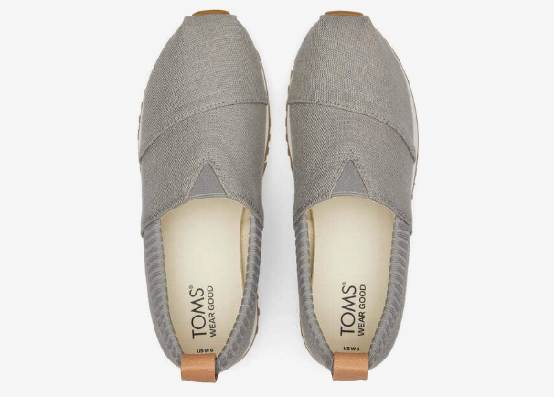 TOMS Resident 2.0 Grey Heritage Canvas Sneaker Drizzle Grey