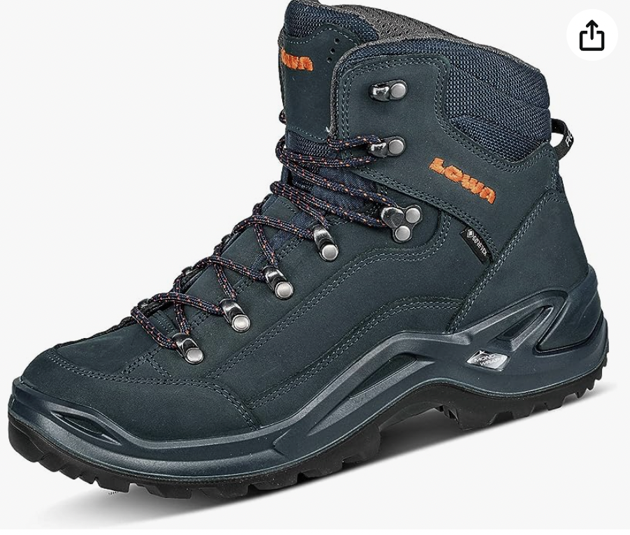 LOWA Renegade GTX MID Navy Orange Men Boot
